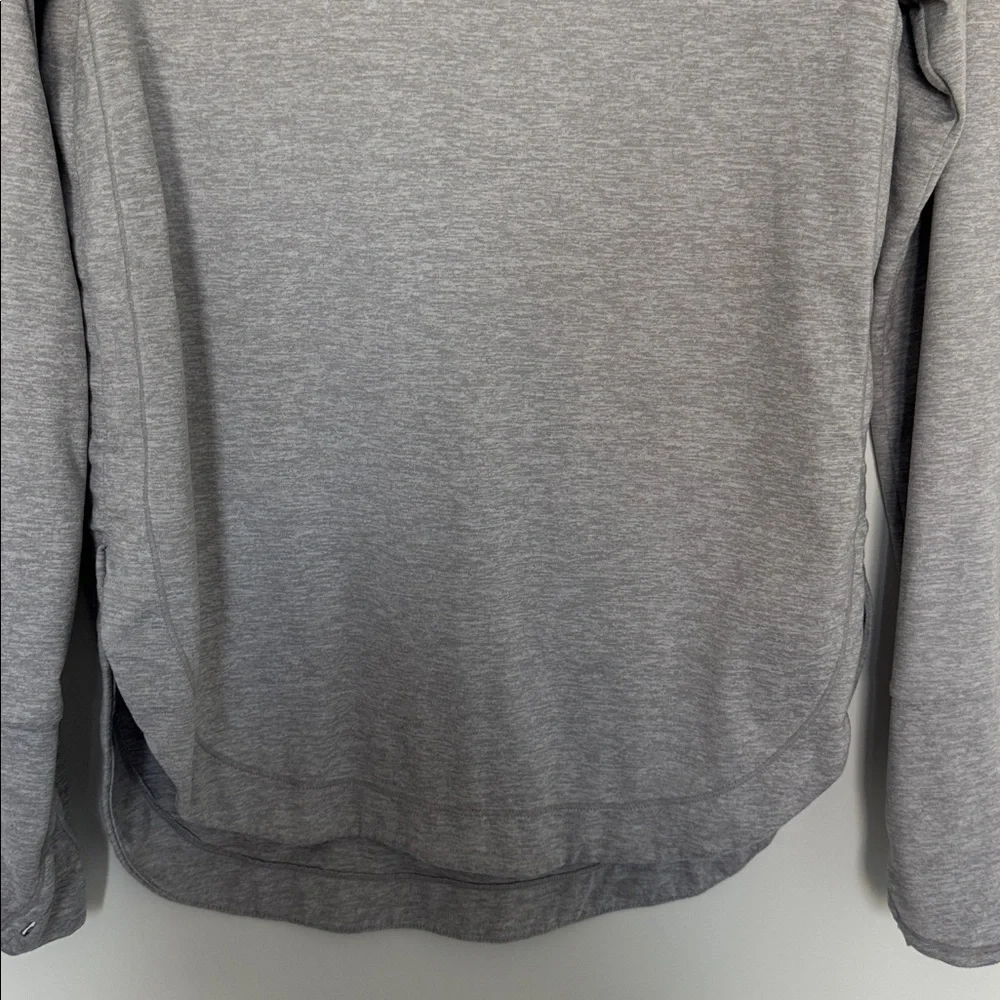 Athleta Heather Gray Long Sleeve Women's Athletic Top - Size XS - Picture 5 of 8